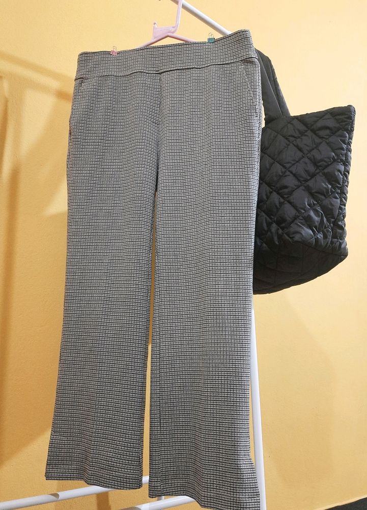 Checkered Parallel Trouser