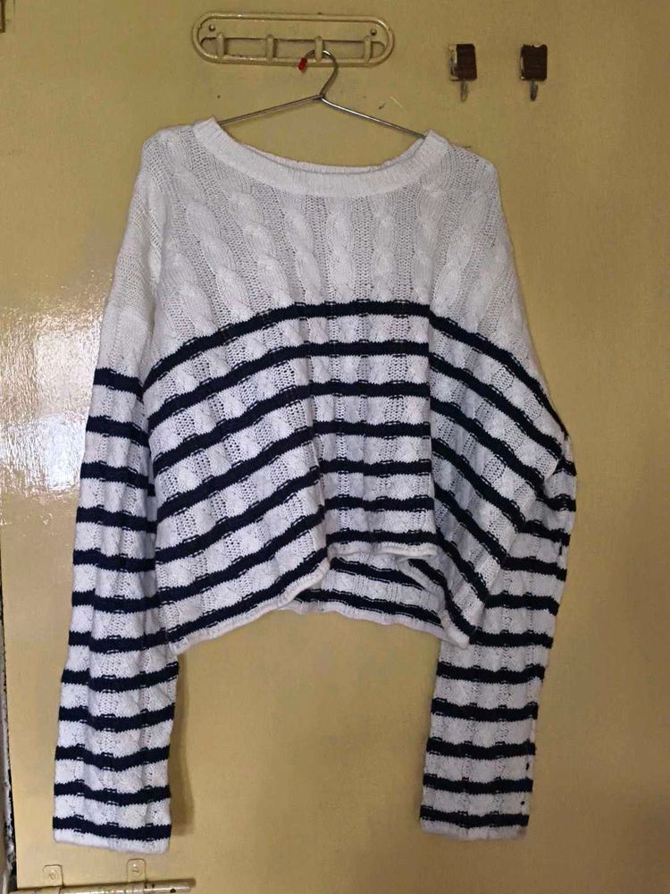 Striped Knit Sweater