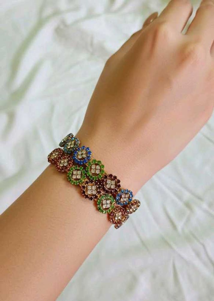 Colorful Rhinestone Bangles