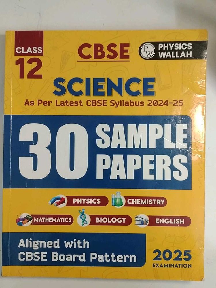 physics wallah sample papers class 12