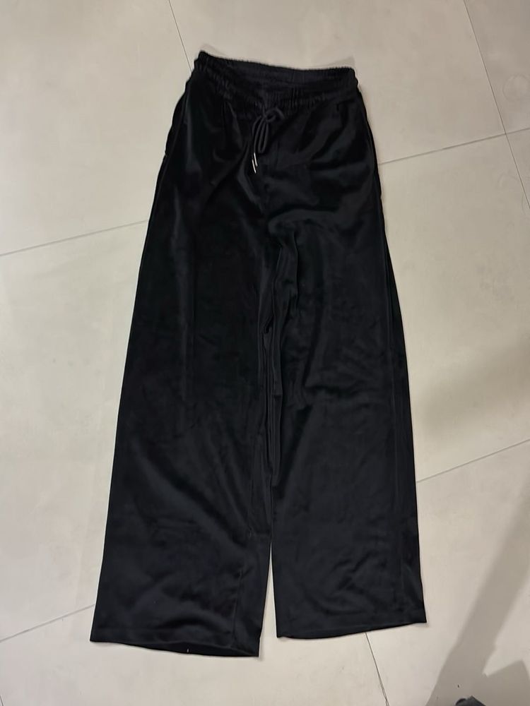 Velvet Wide Leg Lounge Pants