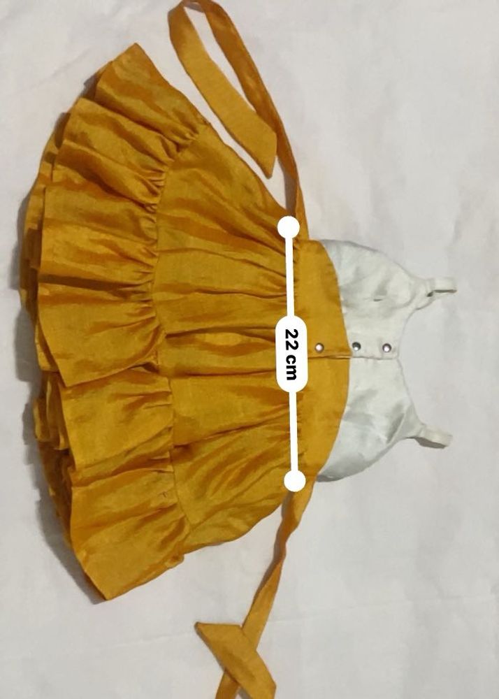 Ruffled Yellow Dress