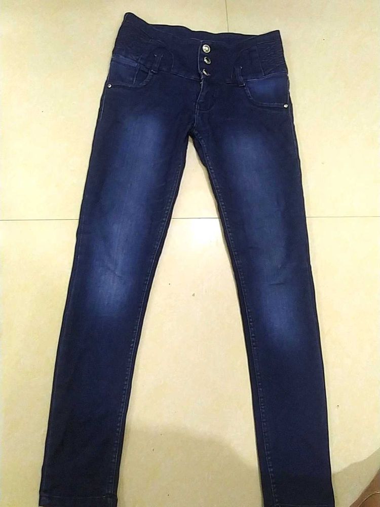 A Night Waist Blue Jeans