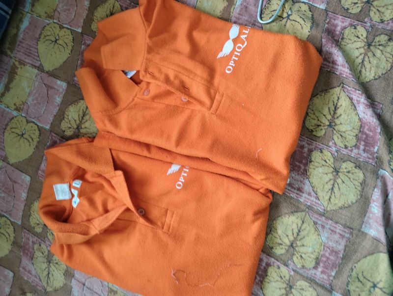combo of Orange Polo Shirt