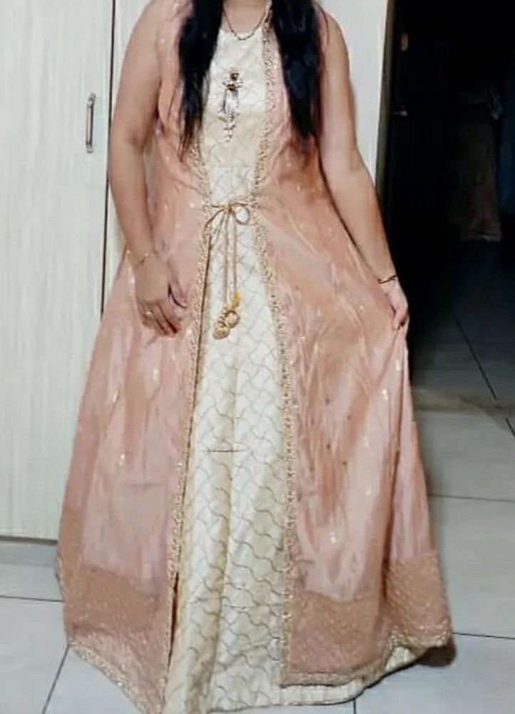 Traditional Gown With Koti Set