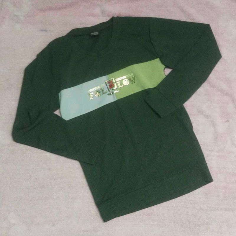 Green Follow Crewneck Sweatshirt