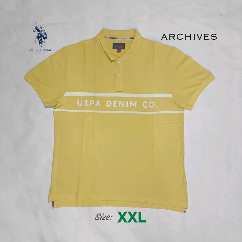 U.S POLO ASSN Yellow T-shirt