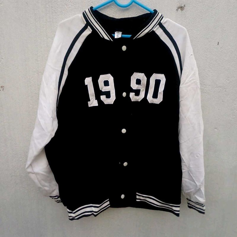 ⚫️Varsity Jacket - Black &amp; White