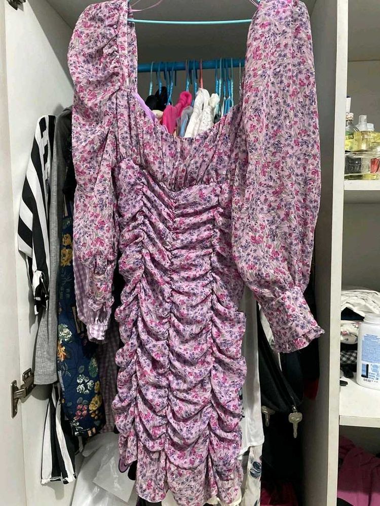 MINI FLORAL Bodycon DRESS