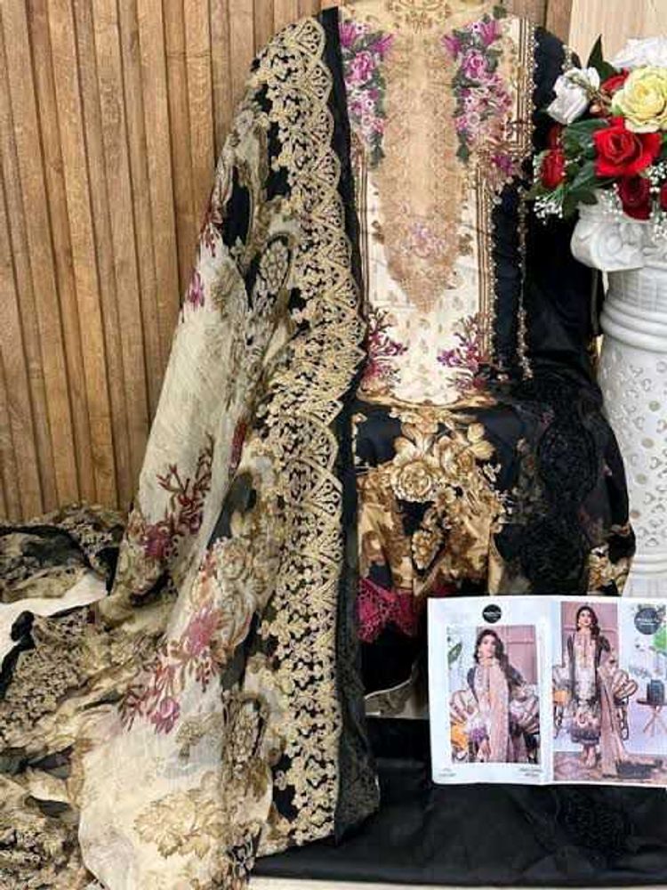 EMBROIDERY PATCH CATALOGUE UNSTITCH DRESS