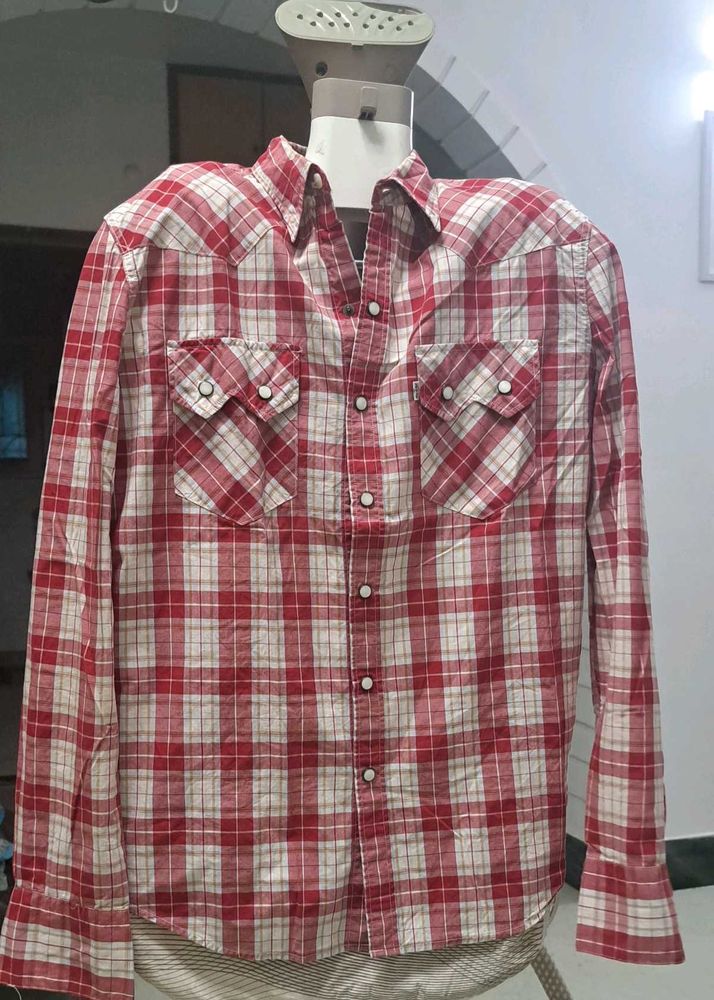 Red &amp; White  Shirt