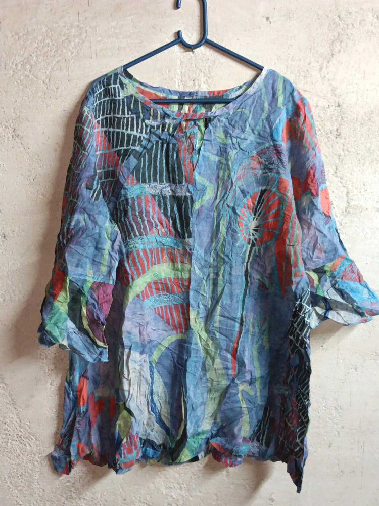 Women&#39;s Oversized Fashion Casual Top Multicolour