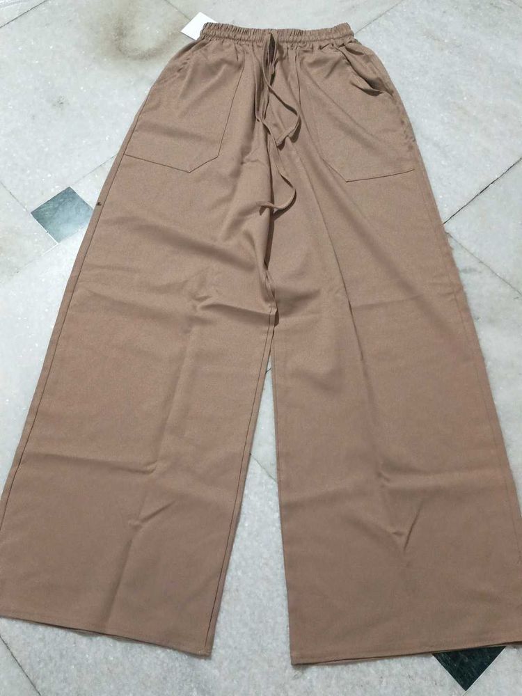 24 Size Tan Wide Leg Lounge Pants