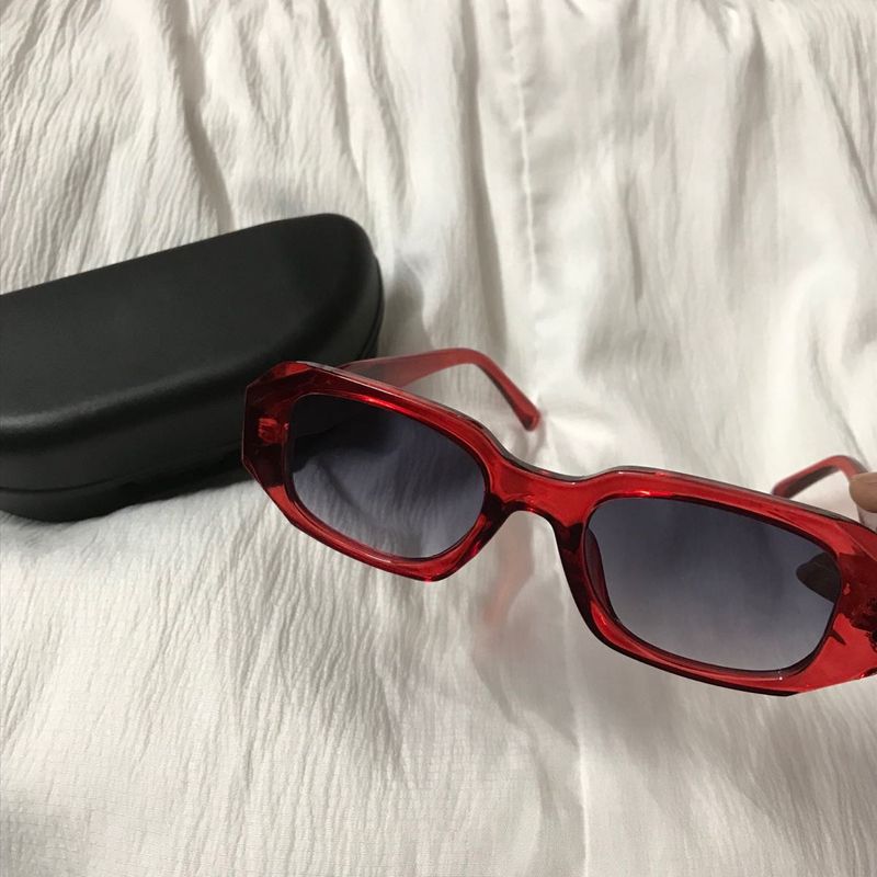 Red Frame Sunglasses