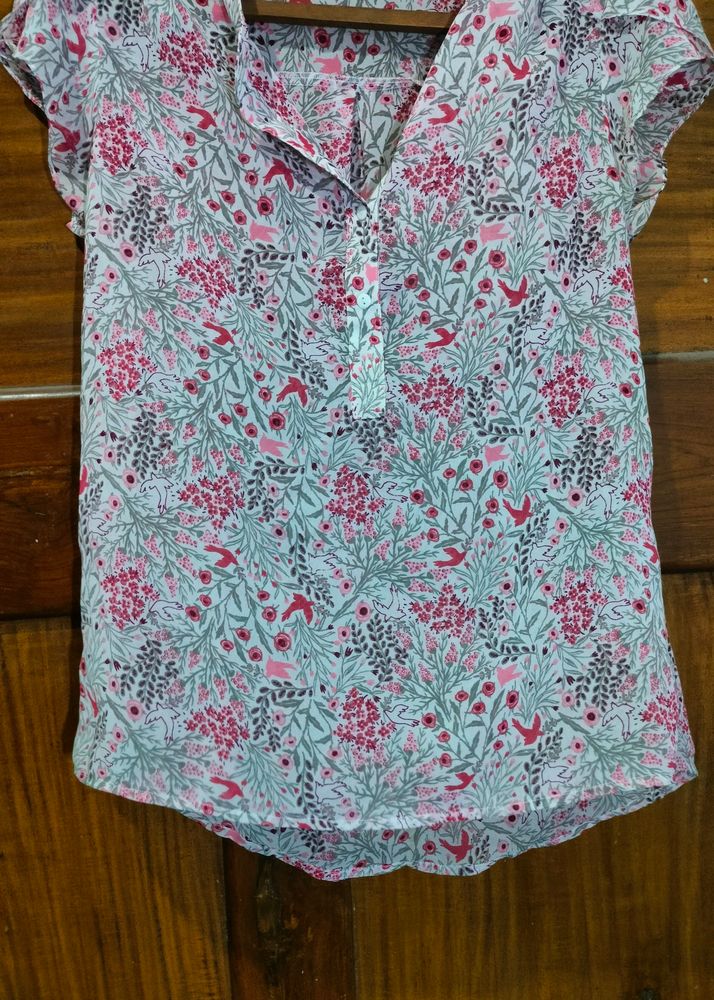 Beautiful Floral Print Top/Tunic