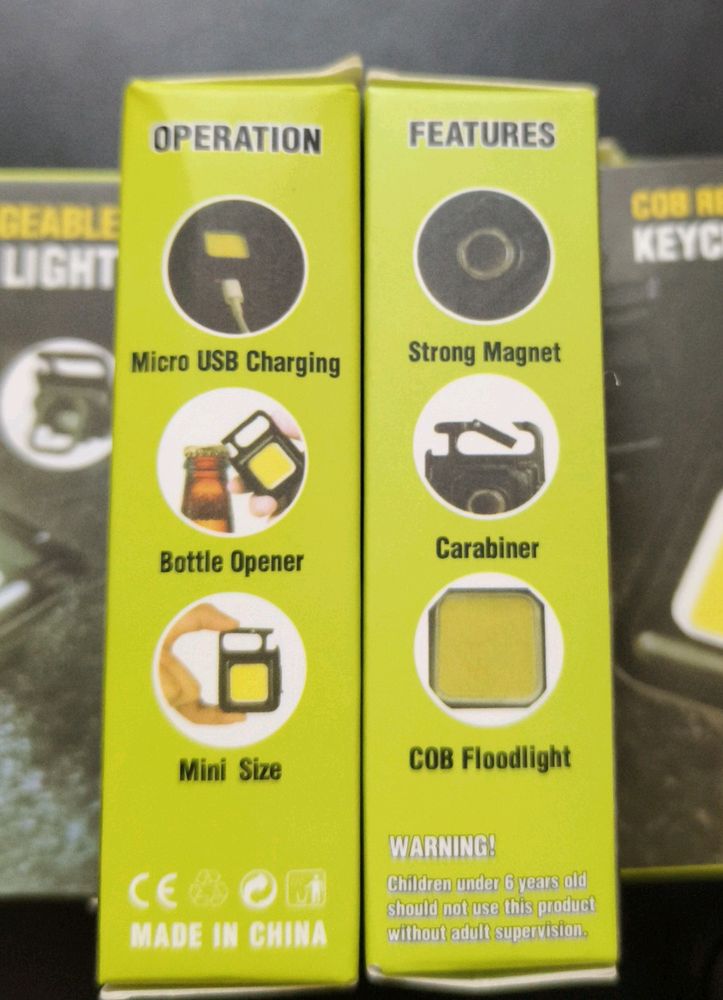 Mini COB Keychain Light