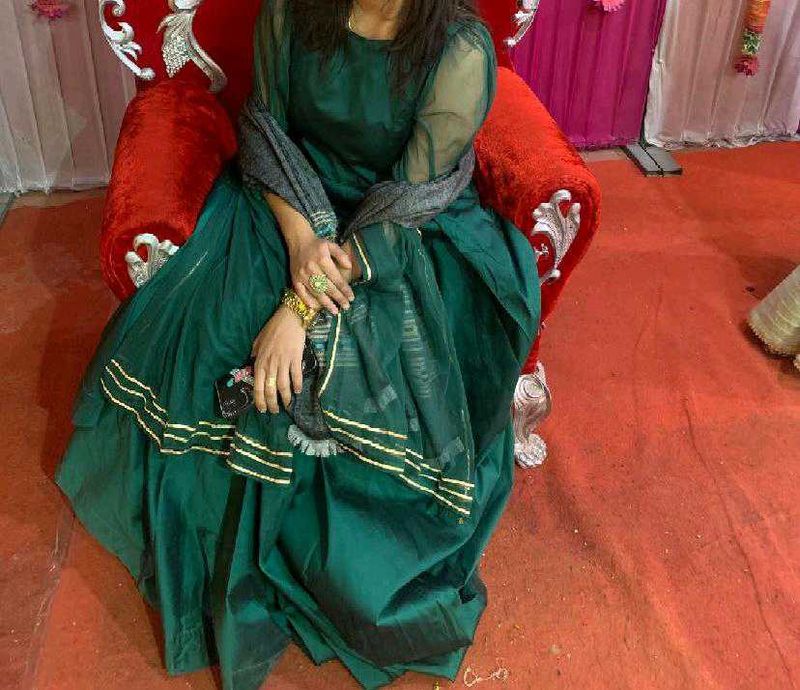 Elegant Green Ethnic Gown