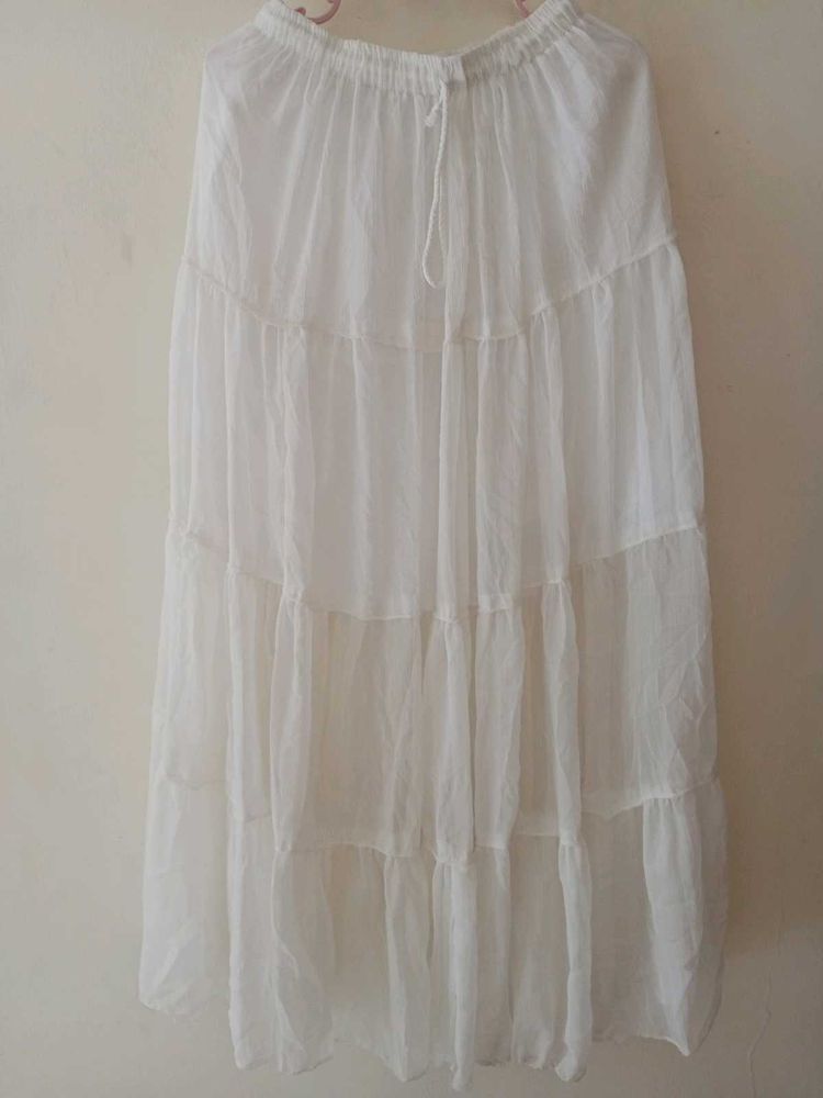 Women White Skirt 🌷🛍️