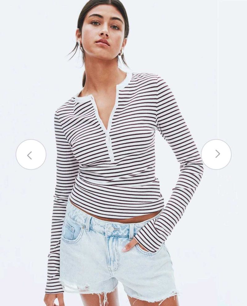 Striped Long Sleeve Top