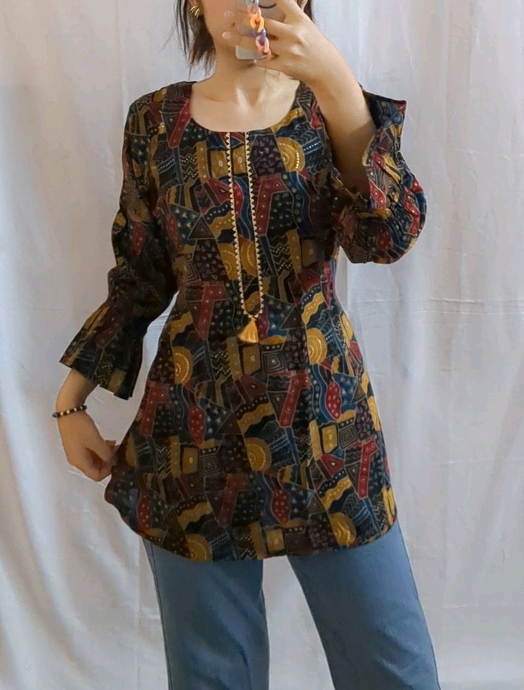 Multi Colour Printed Tunic