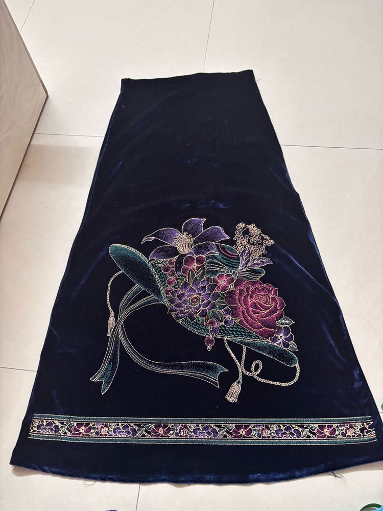 Elegant Velvet Skirt