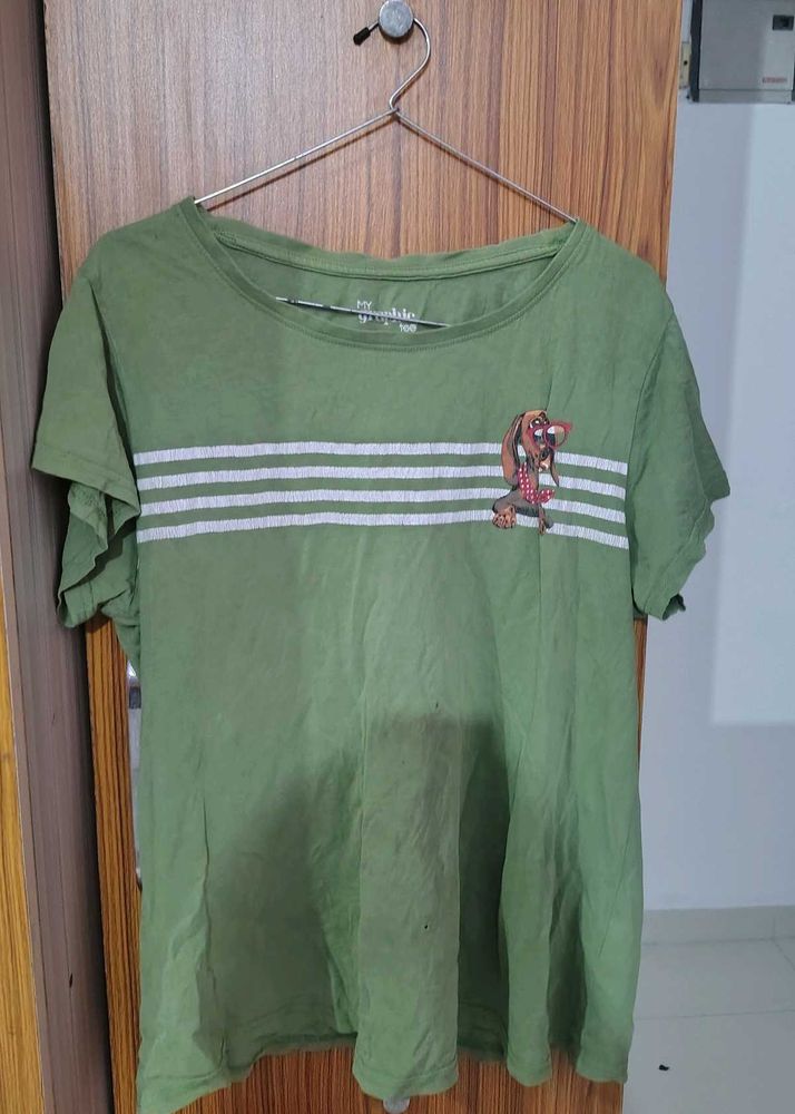 Green Graphic Tee
