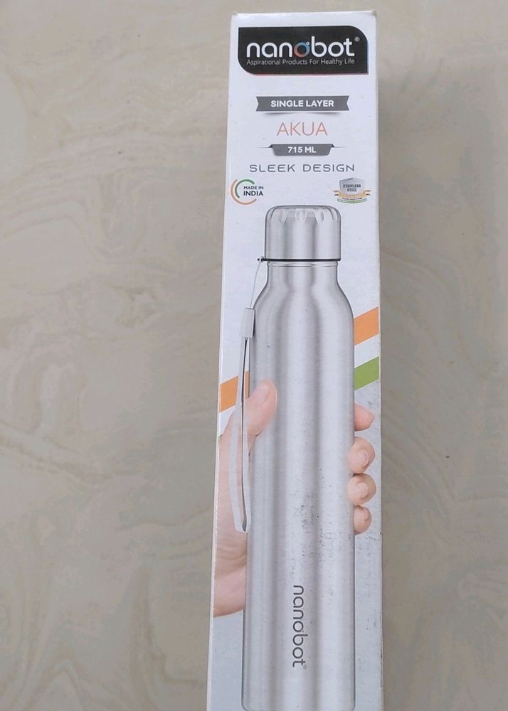Steel Water Bottle //Nanobot Akua