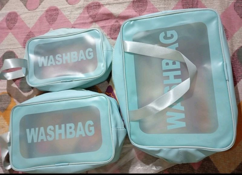 Wash Bag Pack Of 3