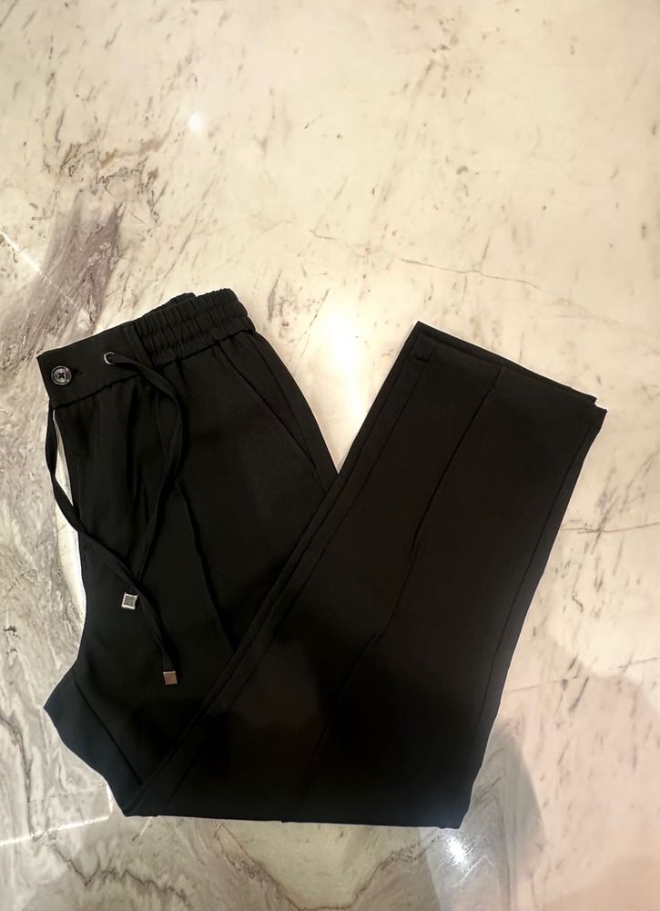 Elegant Black Casual Pants