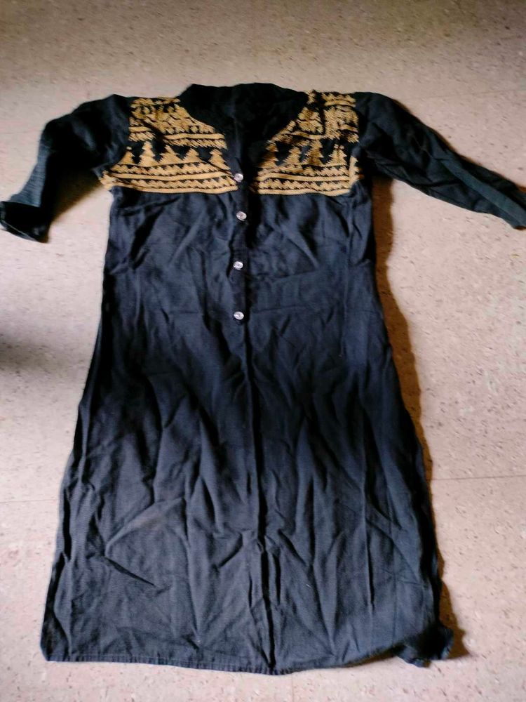 Black Kurta