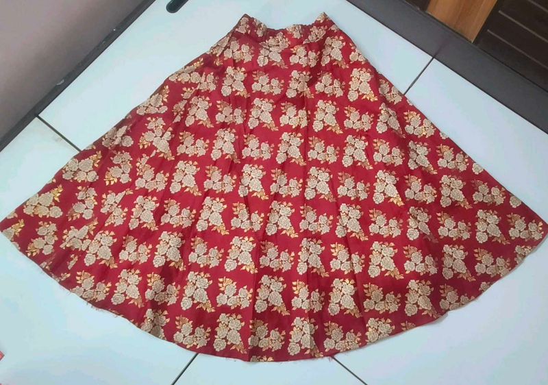 Floral Print Skirt