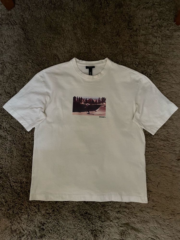 H&amp;M white loose fit t-shirt