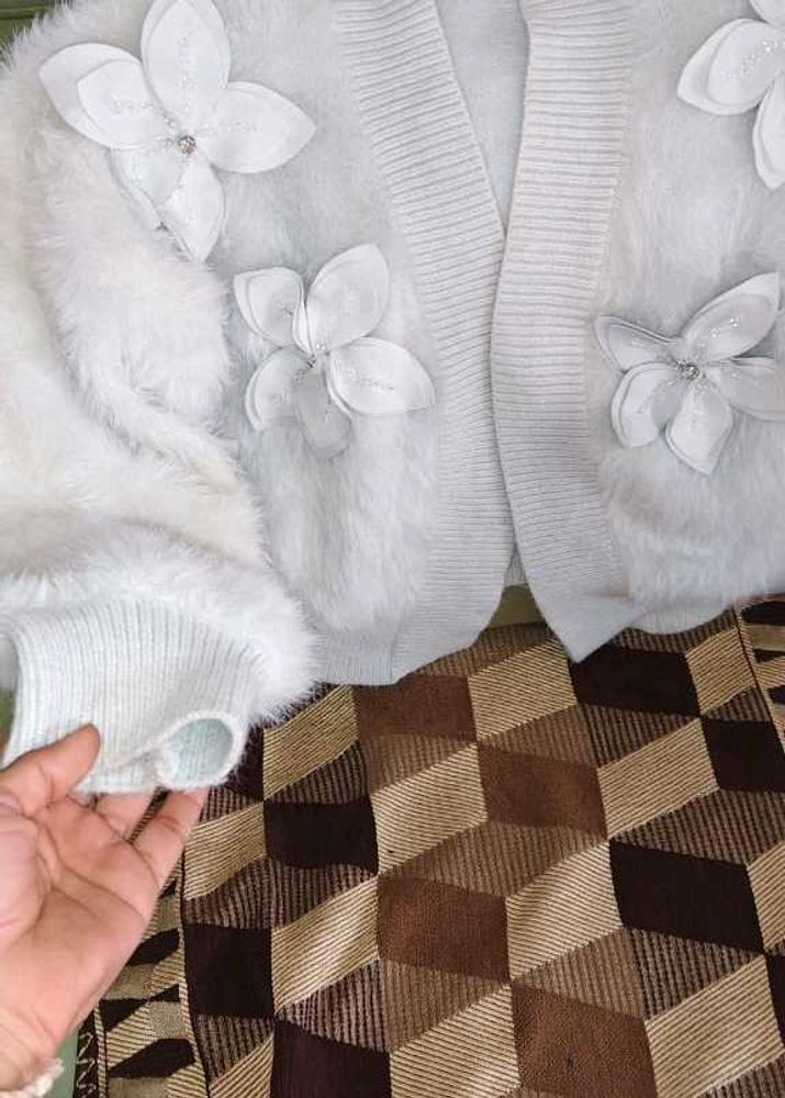 Floral Embellished Cardigan