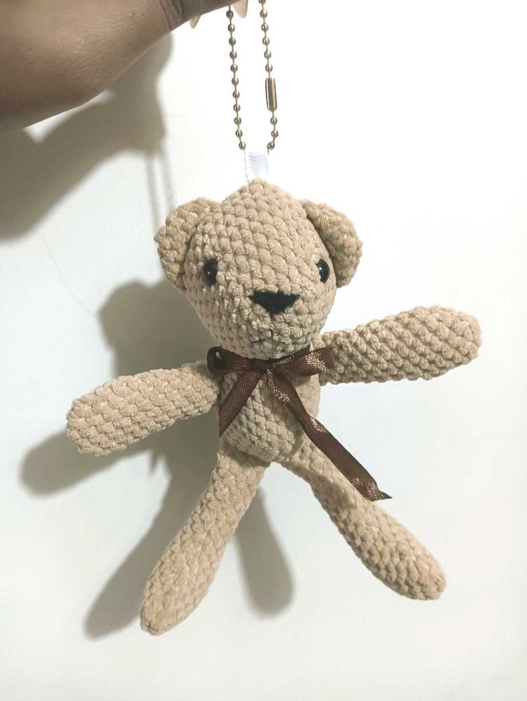 Ი︵𐑼Cute Teddy Bear Keychain