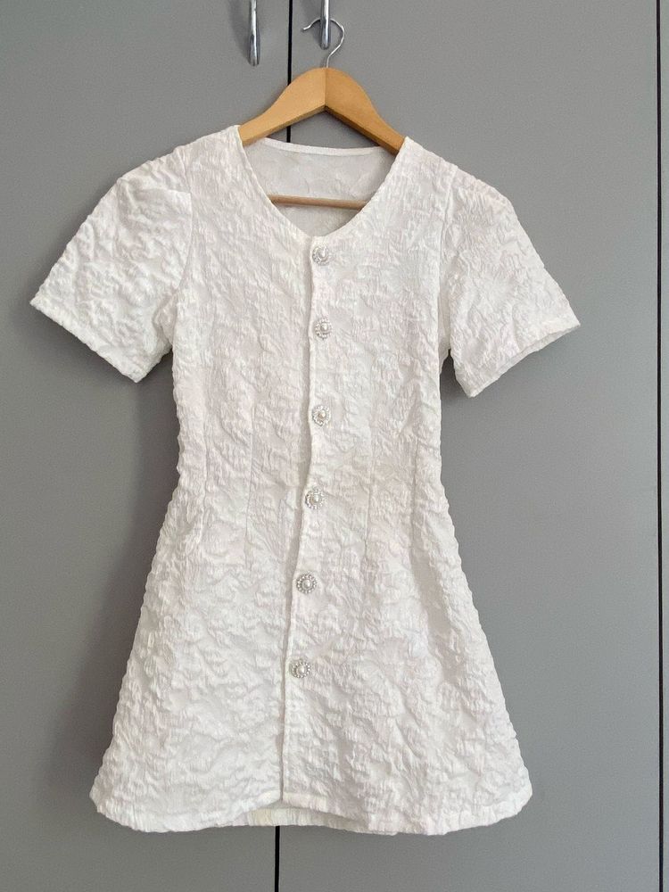 Super Cute Coquette Dress White🤍