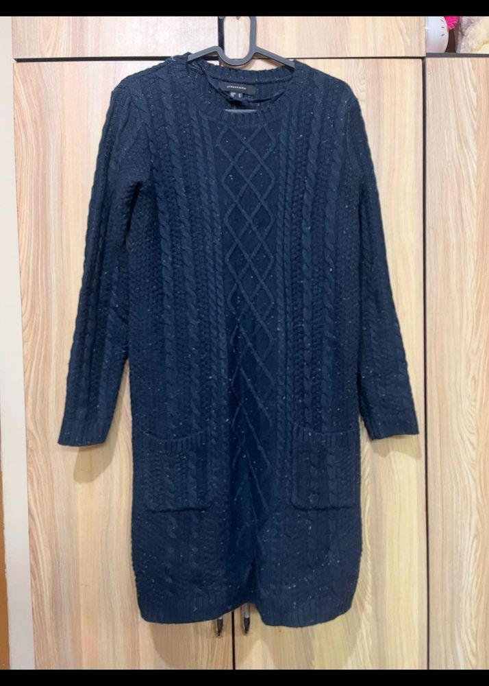 Snowfall Navy Blue Sweater