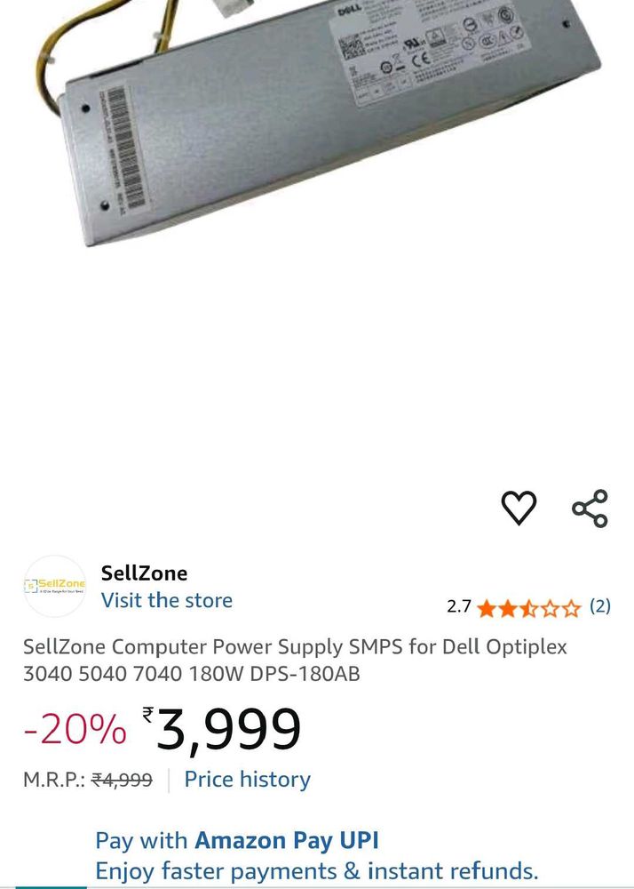 Dell Optiplex Power Supply