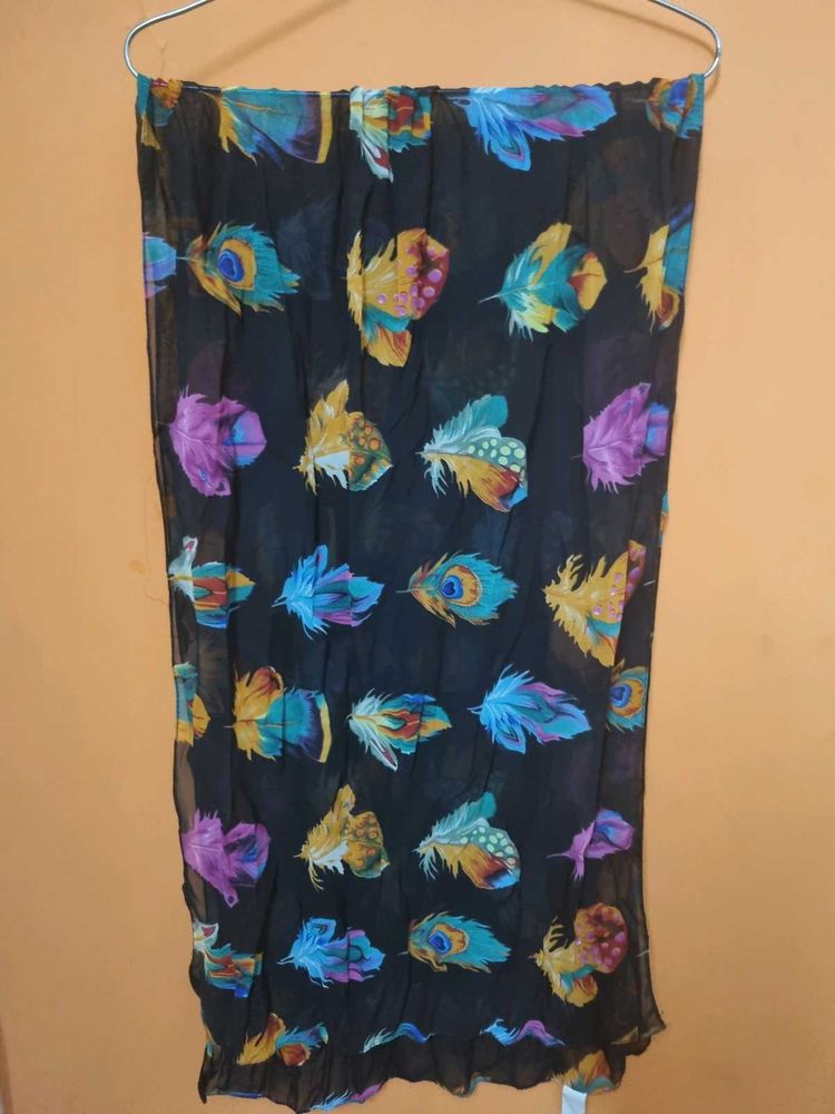 Black Scarf with Colorful MorPunks