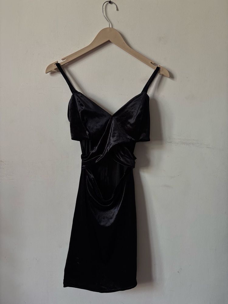 Black Velvet Dress