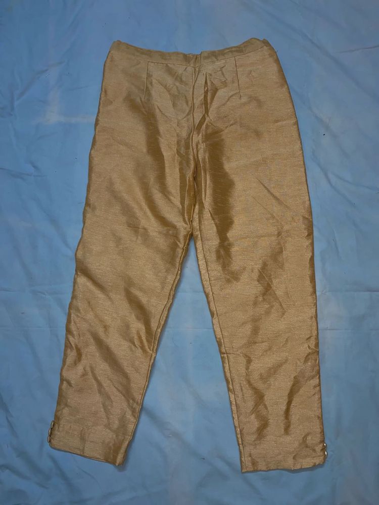 Golden Pant For Women