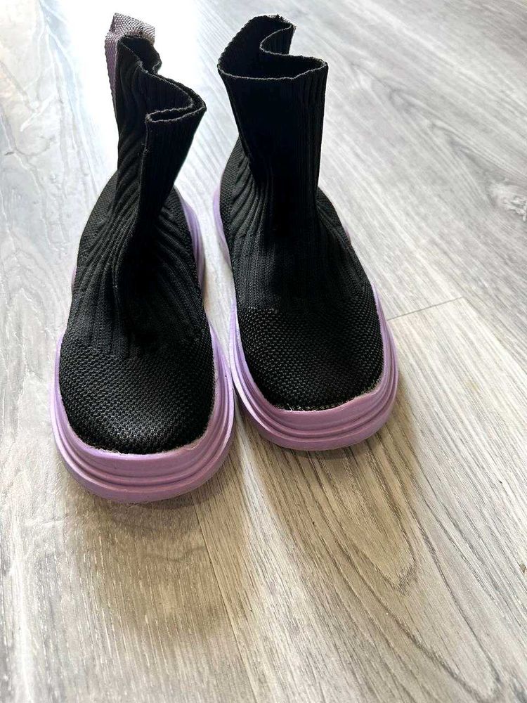 Kids Slip Ons High Boots