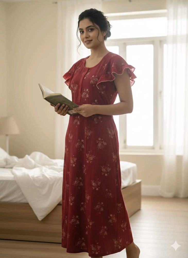 Sunday Offer Only Elegant Floral nighty