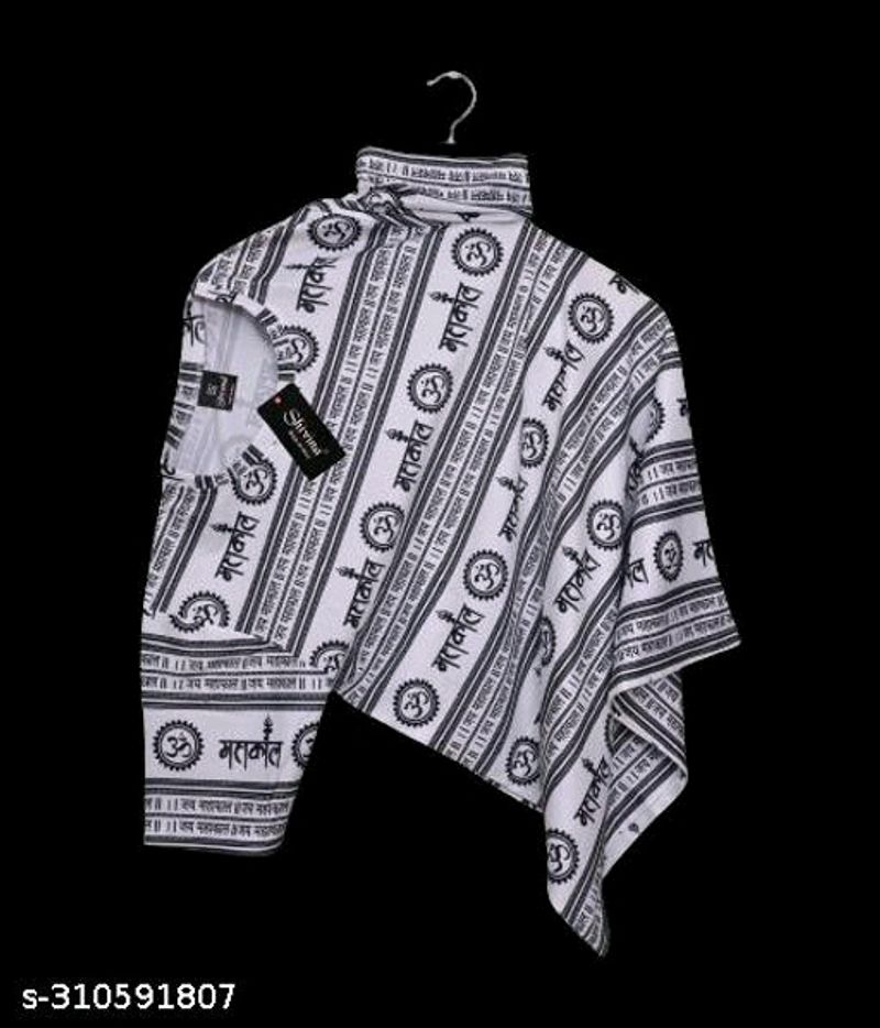 Round Neck Mahakaal Printed T-shirt For Men