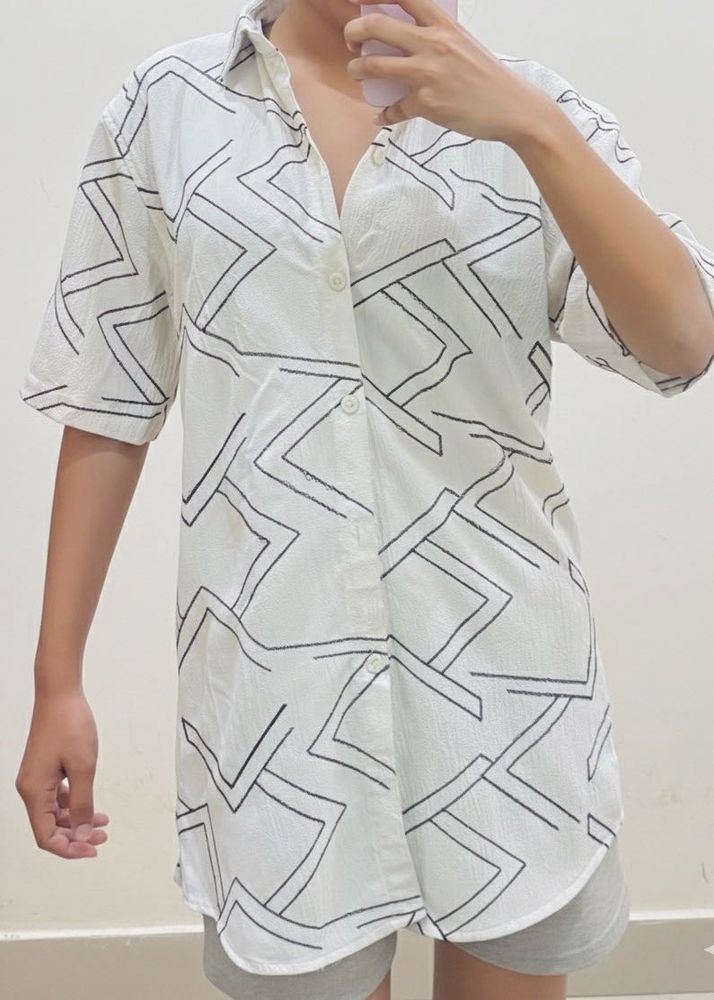 COACH oversized uni-sex shirt