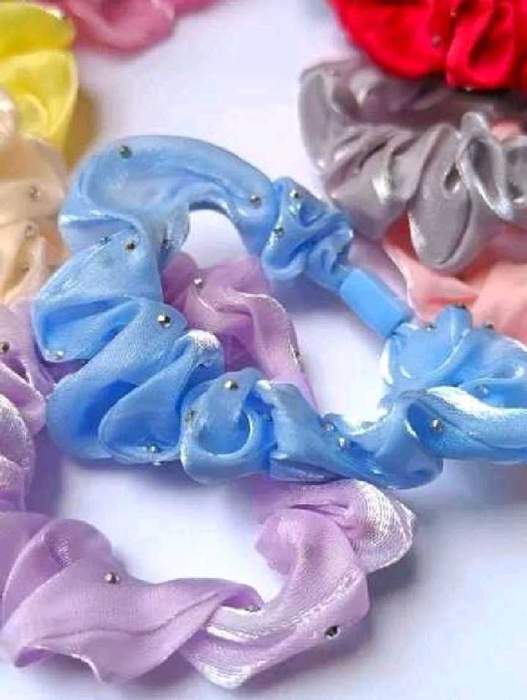 Cute Hair Tie Scrunchies Pack Of 12