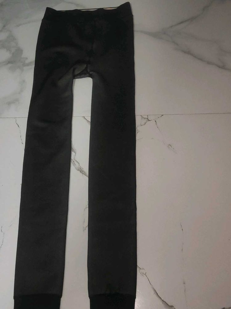 Flawless Legs Fake Translucent Warm Plush Lined El