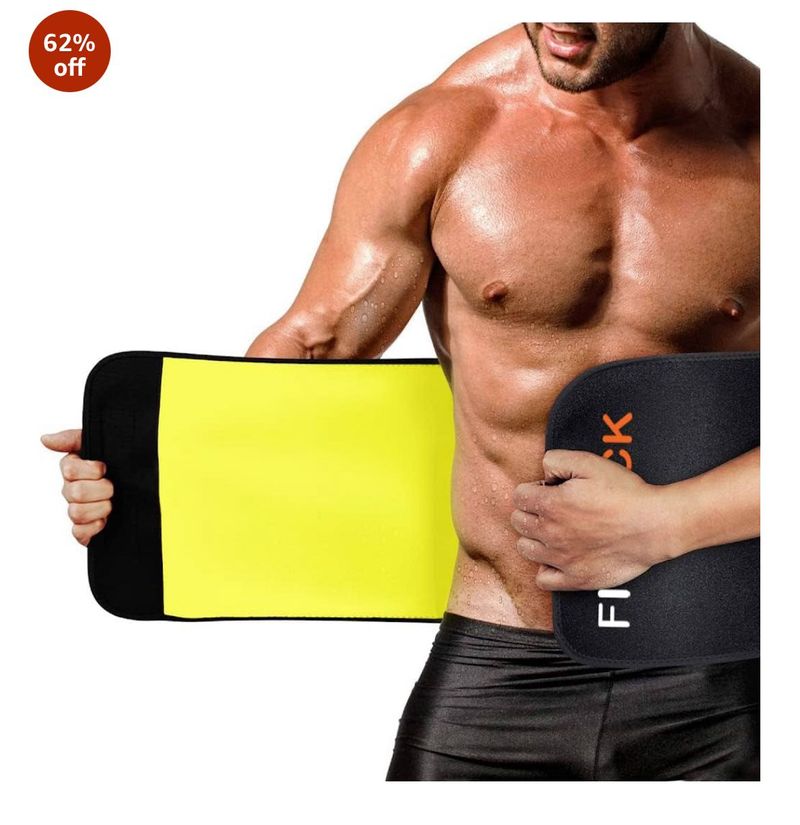 FIT PICK Sweat Belt, Stomach Belt for Both Gender