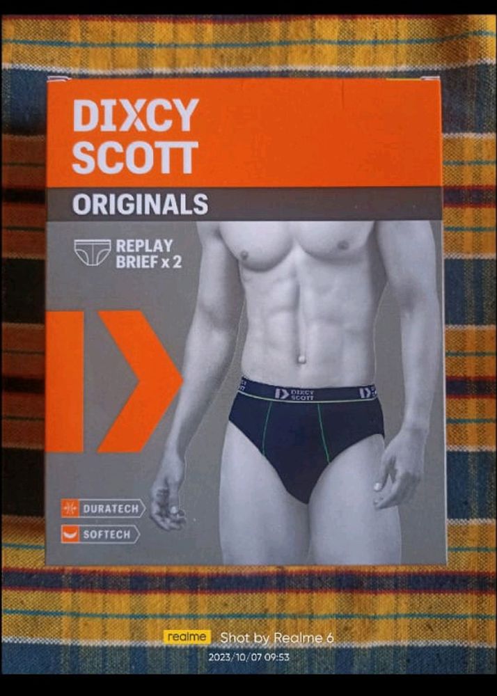Mens Underwear Dixcy Scott Size 80cm pack Of 2