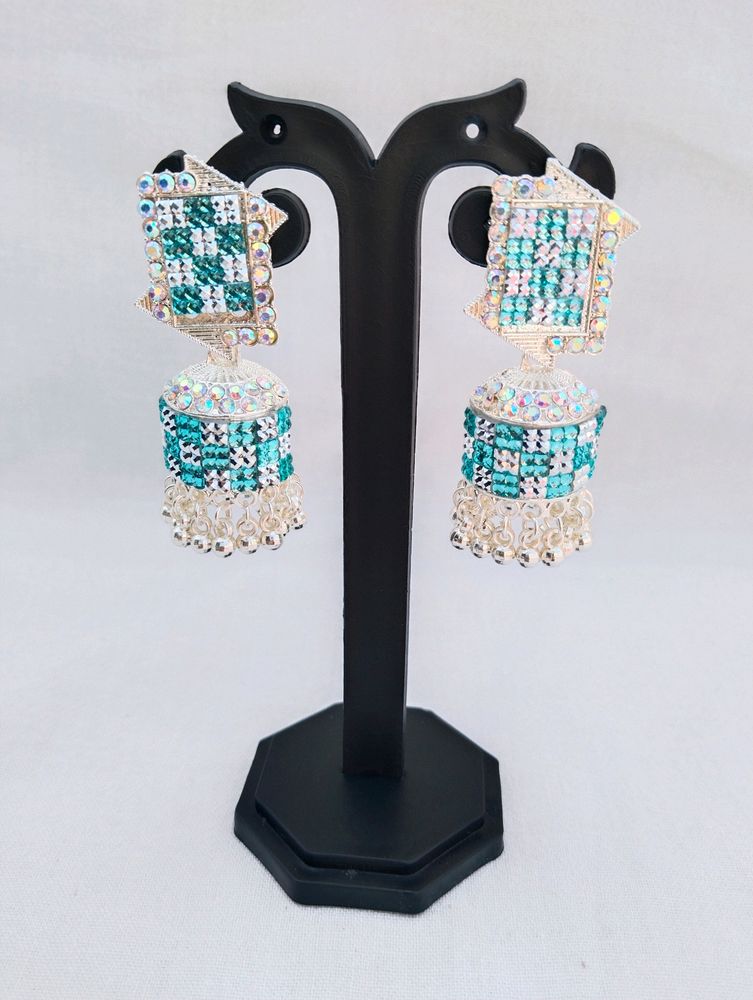 Purple Color Jhumka For Women