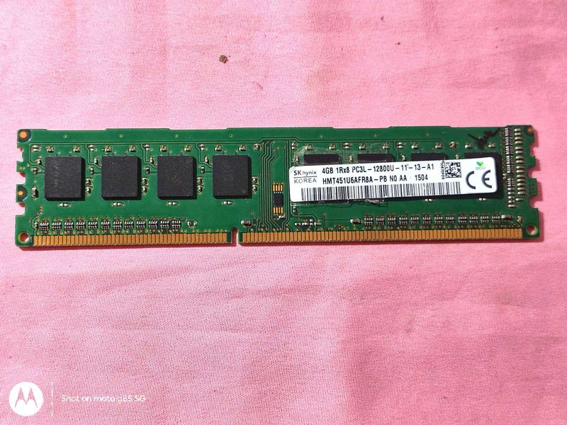 SK Hynix 4GB DDR3L 1Rx8 PC3L-12800U Desktop RAM